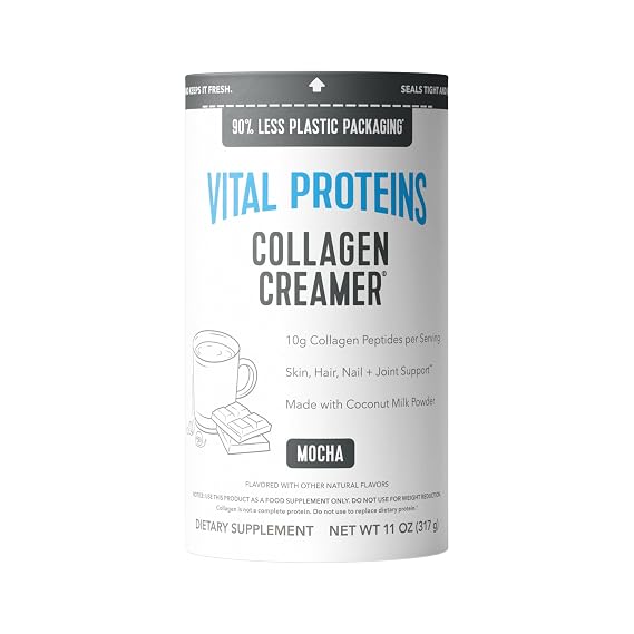 Vital Proteins Collagen Peptides Powder, Mocha Coffee Creamer, 11oz