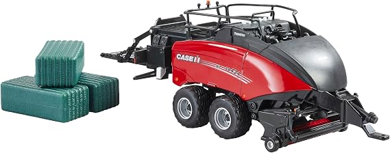 Britains Case Large Baler LB434 XL Model | 1:32 Scale Diecast Metal and Plastic Tractor Toy | Child's Farm Toys for Indoors and Outdoors | Tractor Toys for 3+ Year Old Boys and Girls