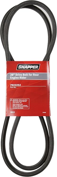 Snapper 2012 28" Deck/Spindle Belt for Rear Engine Rider