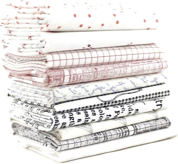 Low Volume Scrap Bag (Approx 2 Yards) by Mixed Designers - Southern Fabric DIY Quilt Fabric