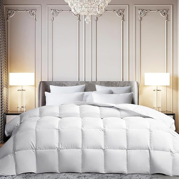 Martha Stewart White Goose Feather Down Fiber Comforter King Size