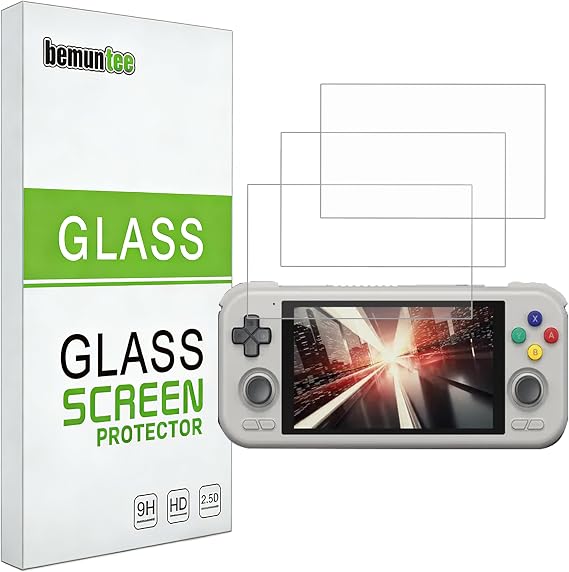 Screen Protector For Retroid Pocket 4, Retroid Pocket 4 Pro, [3 Pack] Tempered Glass with 9H Hardness, Anti-Scratch, Bubble-Free