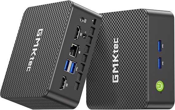 GMKtec G3 Pro Mini PC Intel Core i3-10110U 16GB DDR4 512GB PCIe M.2 SSD | Dual Channel, Desktop Computer 4K Dual HDMI/USB3.2/WiFi 6/BT5.2/2.5GbE for Office Business