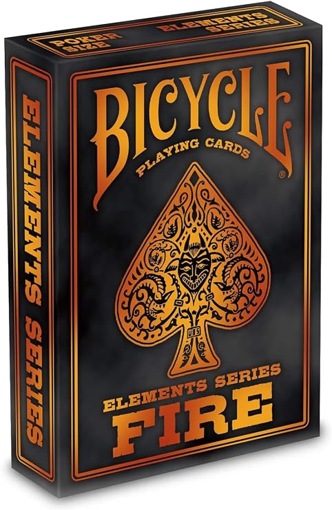 Bicycle Fire Playing Cards