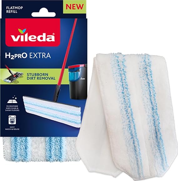 Vileda H2PrO Replacement Microfibre Floor Mop for Hard Floors