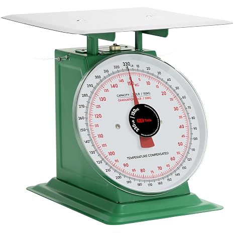 Tada 150kg/330lbs Heavy Duty Mechanical Kitchen and Food Scale | Industrial Scale with Stainless Steel Platform