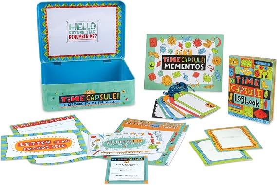 Peaceable Kingdom My Time Capsule Kit, 40-Page Guided Journal, Letters