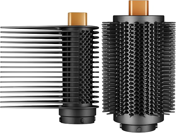 Wide-Tooth Tension Comb and Upgraded Large Round Volumizing Brush for Dyson Airwrap HS01 HS02 HS05 HS08