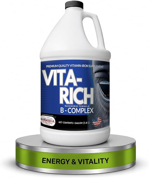 VITA-Rich B-Complex for Horses Iron Horse Supplement 1 Gallon