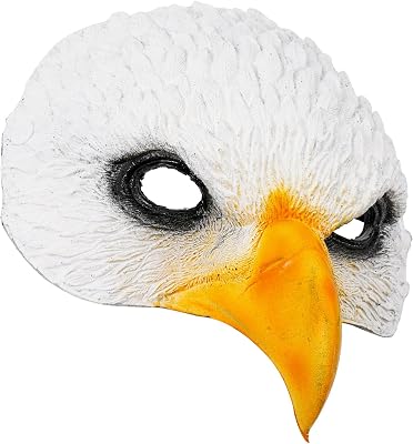 STOBOK Eagle Mask Halloween Bald Eagle Costume for Cosplay Bird Mask Funny Halloween Masquerade Masks For Party