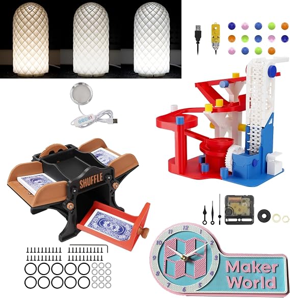 3D Print DIY Model Hardware Kit for Bambu Lab Makerworld, LED Lamp