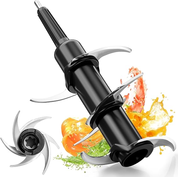 Replacement Ninja Blender Blade, 6-Blade Ninja Blender Replacement Parts Compatible with Ninja 72 oz Pitcher. Compatible with Ninja Kitchen System 1100W Pitcher BL660C BL740 BL642 BL500C.
