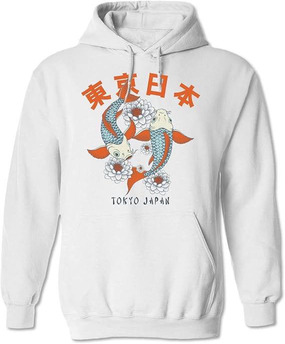 Japanese Koi Fish (L, White)