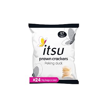 Itsu Grocery Peking Duck Prawn Crackers 19g (Pack of 24)