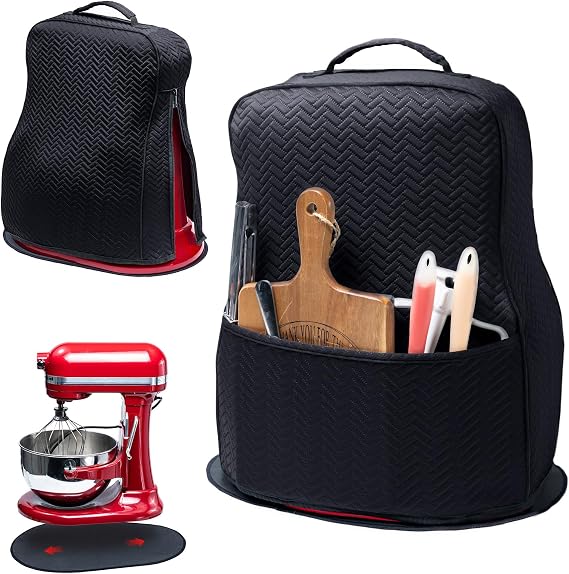 BAGSPRITE Stretchy Stand Mixer Cover w/Slider for KitchenAid 6/7/8 Quart