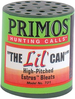 Primos Hunting The Lil Can Estrus Bleat, Compact Design for Authentic Doe and Fawn Vocalizations