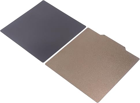 3D Printer Build Plate Carbon Fiber PET Textured PEI Sp Steel Sheet with Magnetic Base for CR10 300x300MM 3D Printer Build PlateDouble Sided Print BedFlexible Steel PlateMagnetic