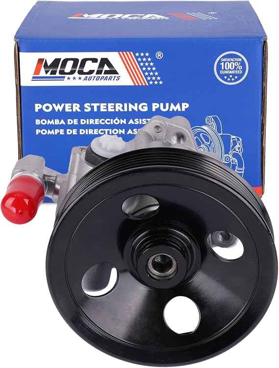 MOCA Power Steering Pump w/Pulley 96-5361 Fits 03-05 for Mercedes-Benz E320 Base 3.2L & 03-06 for Mercedes-Benz E500 Base 5.0L & 04-06 for Mercedes-Benz E320 AMG Base 5.4L