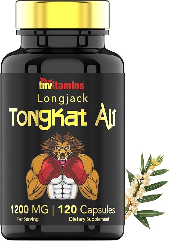 Tongkat Ali for Men: 1200 mg x 120 Capsules | Also Known As Longjack Root | 100% All-Natural & Ultra Potent Tongkat Ali Supplement | Energy, Power, Strength, Athletic Performance, Sports Nutrition