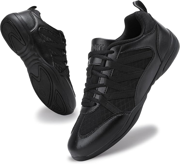 Girls Cheer Shoes Youth Cheerleading Dance Shoes Breathable Lightweight Comfortable for Athletic Training Tennis Sport Dancing Cheerleader Competition
