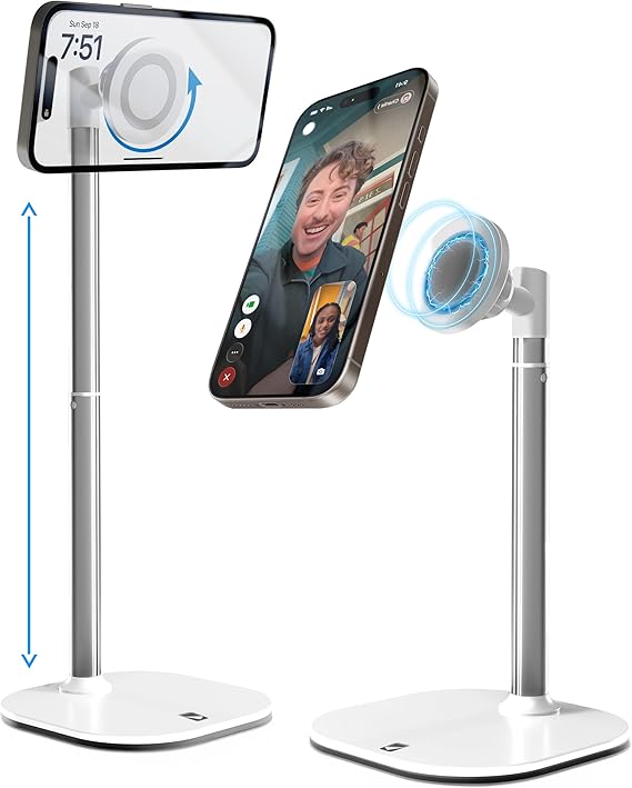 COOPER MagStand Magnetic Phone Stand for Desk, MagSafe Tripod, iPhone 17