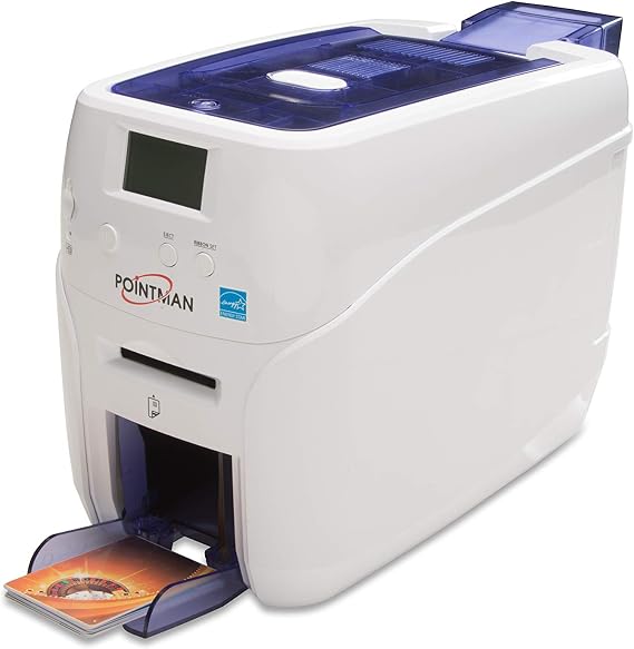 Pointman Nuvia N30 Single Side ID Card Printer with Dual infeed Hoppers