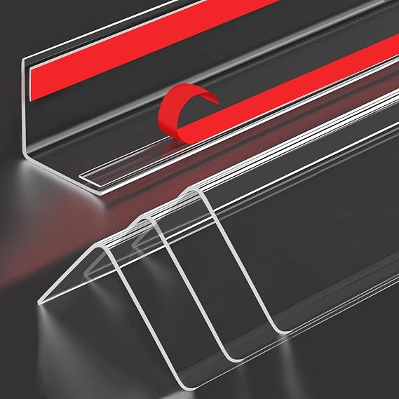 4 PCS Self-Adhesive Plastic Wall Corner Protectors for Wall,Door,Tables