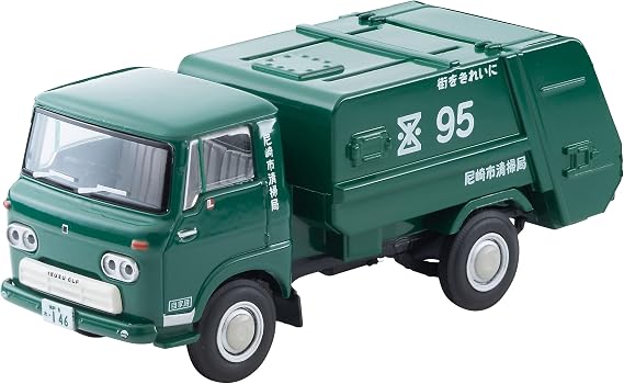 TOMYTEC Tomica Limited Vintage 1/64 LV-208a Isuzu Elf Cleaning Car, Nisaki City Cleaner, Finished Product