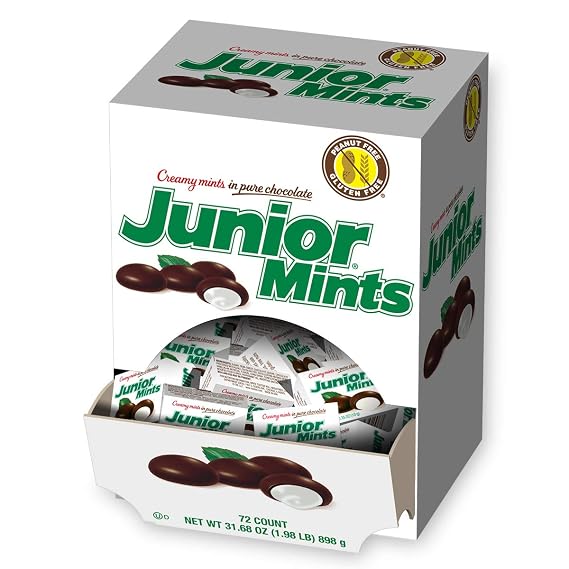 Tootsie Roll Junior Mints, 72 Count Mini Boxes