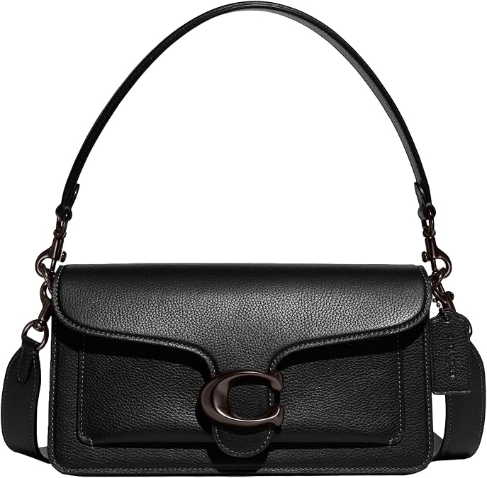 COACH Polished Pebble Leather Tabby Shoulder Bag 26