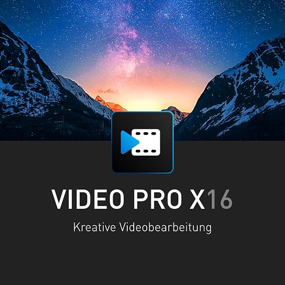 MAGIX Video Pro X16 - Kreative Videobearbeitung I Videobearbeitungsprogramm I Videoschnittprogramm I Windows 10 / 11 I 1 PC-Volllizenz für 2 Geräte