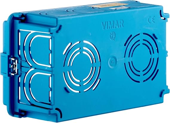 VIMAR Rectangular Built-in Box Blue 4 Modules