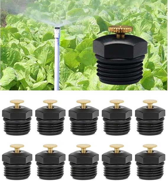 10 Pcs 1/2" Drip Irrigation Sprinkler Misting Nozzles | Drip Heads,Ideal for Gardeners,for Home Garden Plants Daily Drip Irrigation System