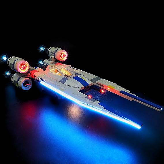 LED Light Kit for LEGO 75399 Rebel U-Wing Starfighter Model, Lighting Kit Compatible with LEGO Starfighter Building Set - Not Include Model Set