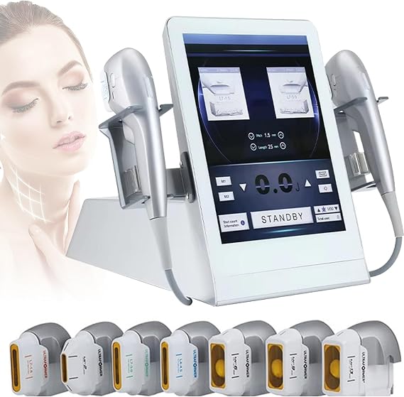 Professional 7-in-1 HIFU Machine for Face & Body | 1.5-13mm Depth Adjustment | MF2 Cartridge Targets Fine Lines | Non-invasive and Safe | CE Certified Medical Aesthetic Equipment