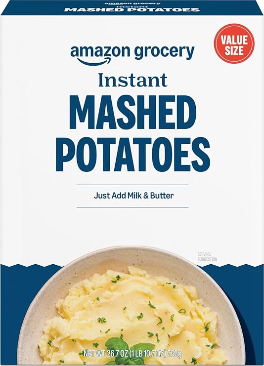 Amazon Grocery, Instant Mashed Potatoes, 26.7 Oz