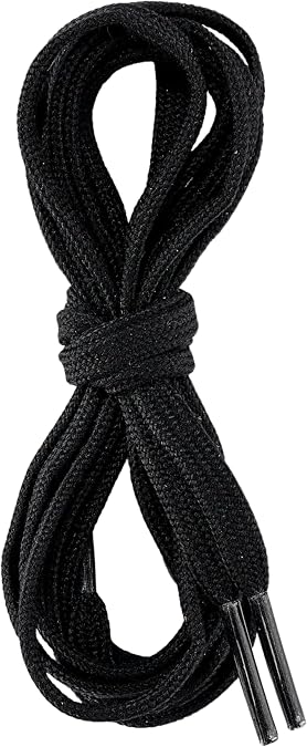 Red Wing Shoes 36-inch Flat Nylon Lace, Replacement Laces (sold in pairs), Black