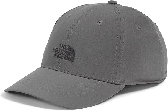 The North Face 66 FlashDry Hat, Smoked Pearl/Asphalt Grey, One Size | Classic Fit, Sweat Wicking Baseball Cap for Men & Women, Perfect for Hiking & Running