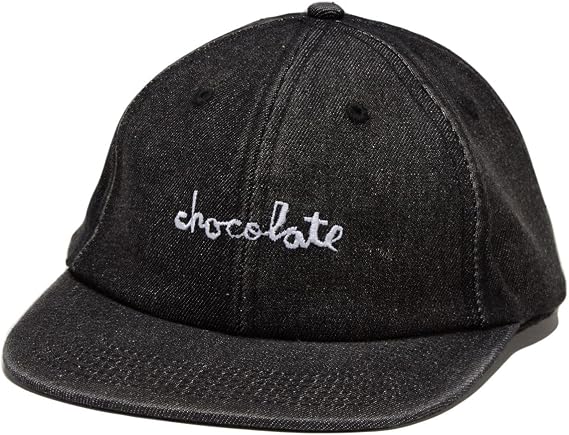 Chunk Hat with Black Denim and Embroidery by Chocolate