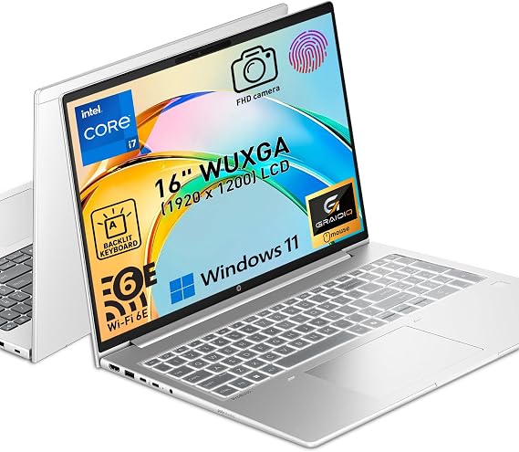 HP ProBook 4 G1iR 16 FHD+ Business Laptop, Intel 7 150U, 16GB DDR5 + 1TB
