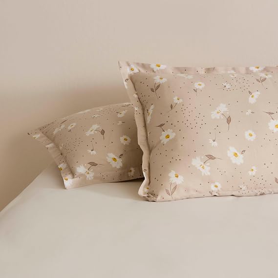 Karaca Home Daisy Bej İkili Yastık Kılıfı Bej