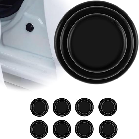 8 PCS Car Door Shock Absorbing Pads for Citroen C5 X7 Tourer 2008-2017, Anti Collision Silicone Soundproof Buffer Gaskets Auto Closure Noise Reducer