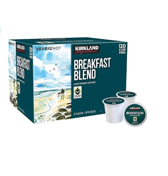 Kirkland Signature Breakfast Blend K-cup, 120 Count