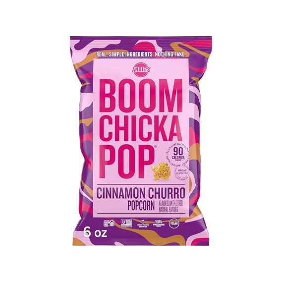 Angies BOOMCHICKAPOP Cinnamon Churro Popcorn, Gluten Free, 6 oz. (6-pk)
