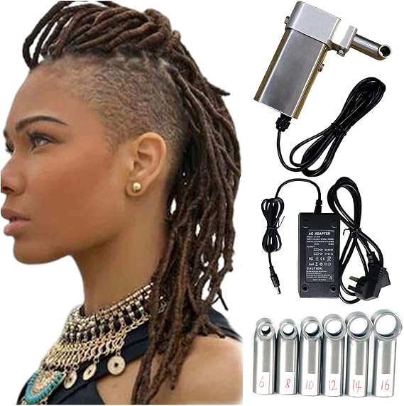 Automatic Dreadlock Machine, Portable Electric Dreadlock Machine, for DIY Braiding Hair Extensions - Handheld Tool Kit for Instant Dreadlocks - Create Stylish Dreads Anywhere