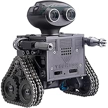 3D Metal Puzzle for Adults, Commemorative Tank Robot Mechanical Model with LED Eyes & Bluetooth Speaker, APP Controlled Metal Robotics STEM Projects, Creative Gift for Teens, 160PCS