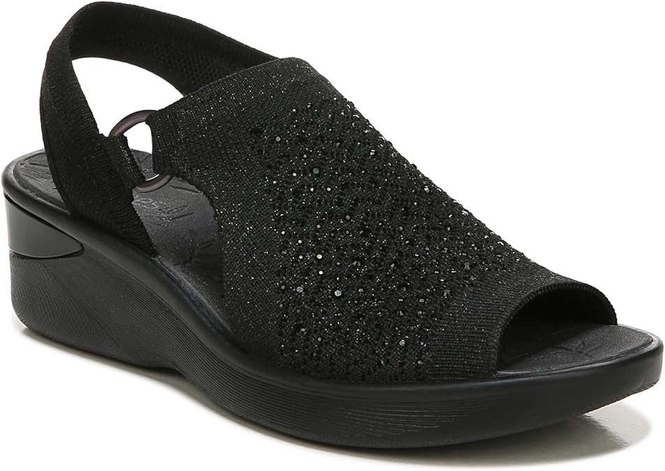 BZees Women's Star Bright Wedge Sandal