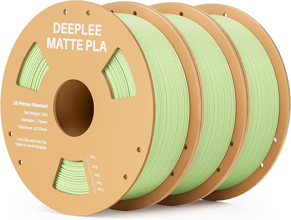 DEEPLEE Matte PLA Filament 1.75 mm Mint Green 3 kg