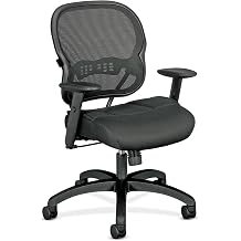 HON Basyx WaveTM HVL712 Mid-Back Mesh Task Chair, Black