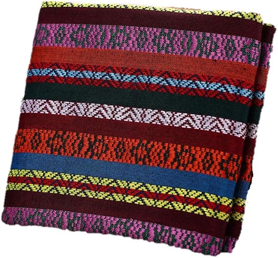 QiWang Chinese Style, Ethnic Style, Fabric, Ethnic Style, Curtain Decoration, Tablecloth Linen Fabric, Sofa Cover, Pillow (#51)